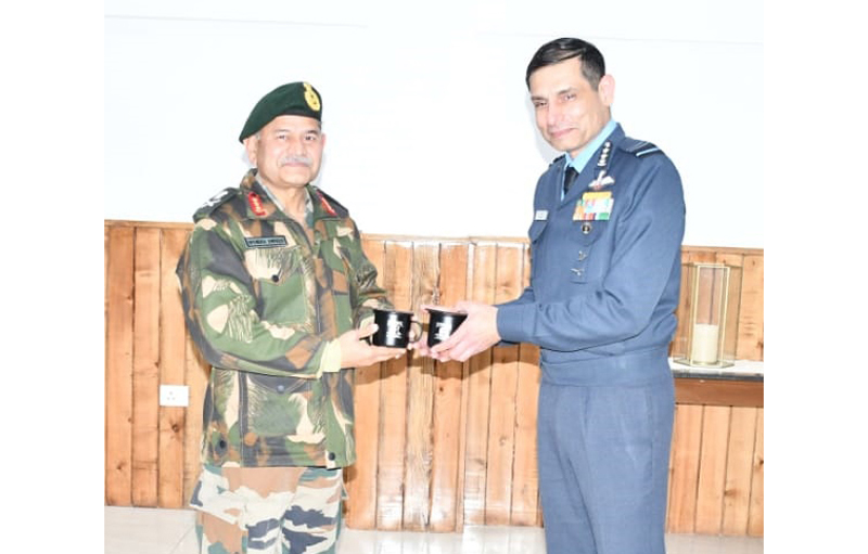 Air Marshal Pankaj Mohan Sinha during a function on Saturday. Air Marshal Pankaj Mohan Sinha during a function on Saturday.