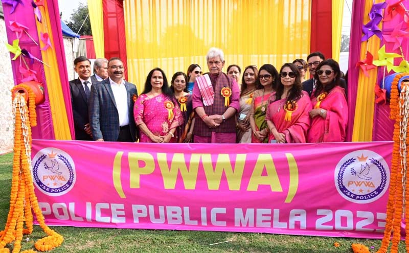 LG Manoj Sinha during inauguration of Police Public Mela at Jammu. LG Manoj Sinha during inauguration of Police Public Mela at Jammu.