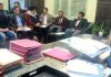 DC Jammu chairing a meeting on Tuesday.