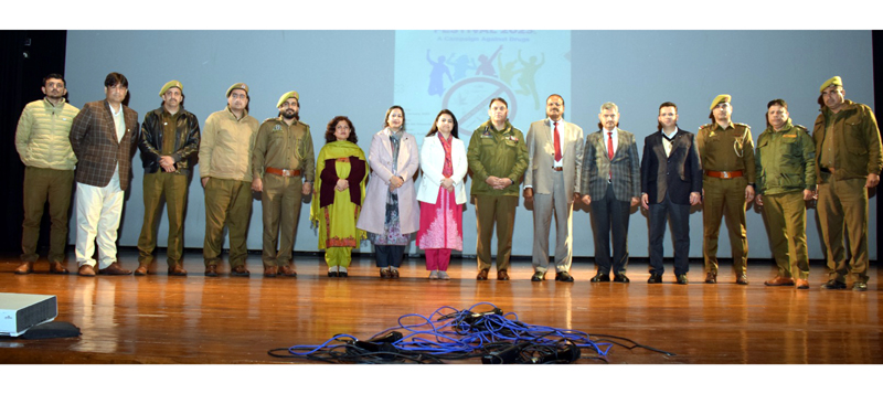 SMVDU Vice-Chancellor & others during youth festival on Tuesday. SMVDU Vice-Chancellor & others during youth festival on Tuesday.