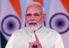 Prime Minister Narendra Modi addresses Uttarakhand Rozgar Mela via video conferencing in New Delhi on Monday. (UNI)