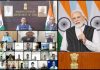 Prime Minister Narendra Modi addressing the post-budget webinar on ‘Green Growth’ via video conferencing, in New Delhi on Thursday. (UNI)
