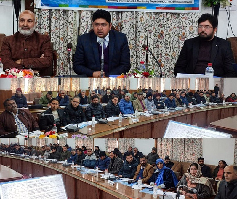 Secretary PD&MD Dr Raghav Langer during workshop at Srinagar. Secretary PD&MD Dr Raghav Langer during workshop at Srinagar.