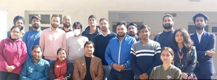 Faculty members with participants of capacity building programme at CUJ on Tuesday. Faculty members with participants of capacity building programme at CUJ on Tuesday.