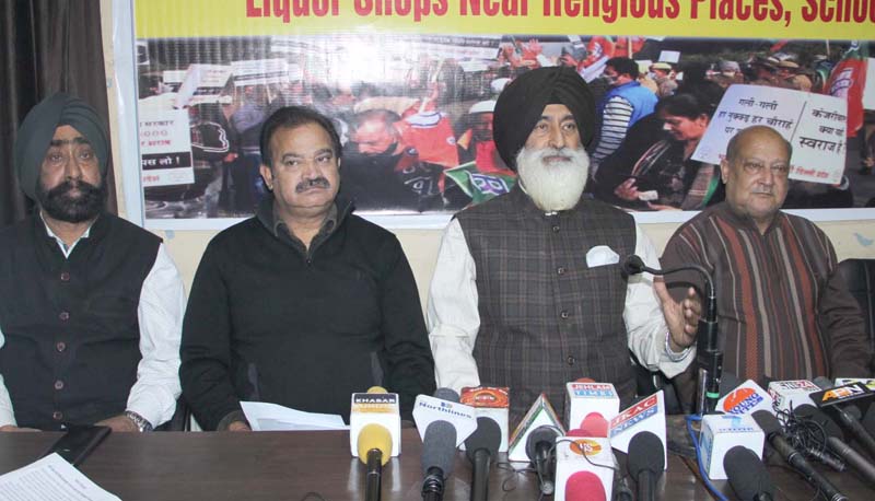 RTI activist Balvinder Singh addressing a press conference at Jammu. RTI activist Balvinder Singh addressing a press conference at Jammu.