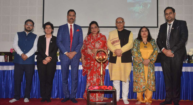 Representatives of ICAI and FICCI during an Investors Awareness programme at Jammu on Saturday. Representatives of ICAI and FICCI during an Investors Awareness programme at Jammu on Saturday.