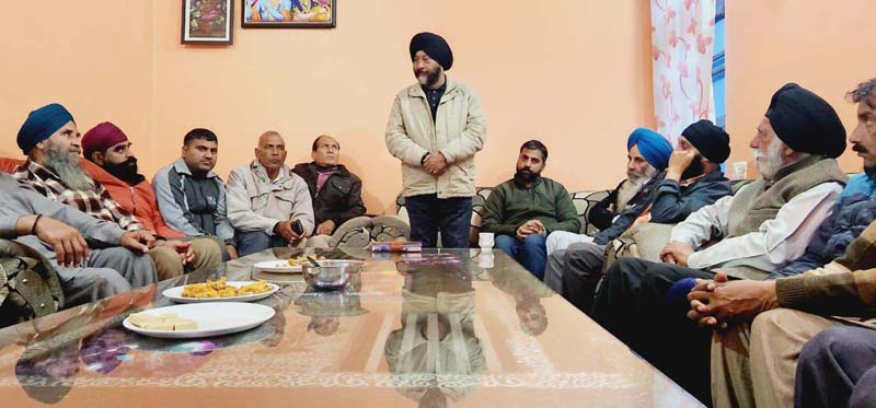 Former Minister Manjit Singh addressing meeting at Ramgarh on Friday. Former Minister Manjit Singh addressing meeting at Ramgarh on Friday.
