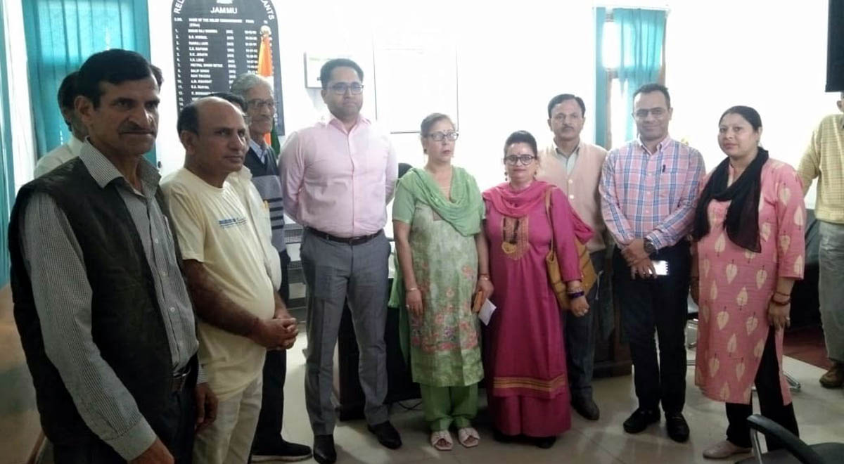 AIMCCC delegation during a meeting with RRC Migrants at Jammu. AIMCCC delegation during a meeting with RRC Migrants at Jammu.
