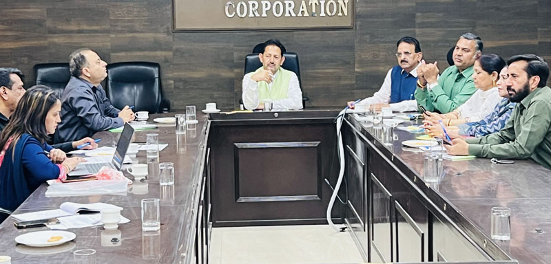 Deputy Mayor Jammu Baldev Singh Billawaria chairing a meeting of 16th Housing for All Standing Committee. Deputy Mayor Jammu Baldev Singh Billawaria chairing a meeting of 16th Housing for All Standing Committee.