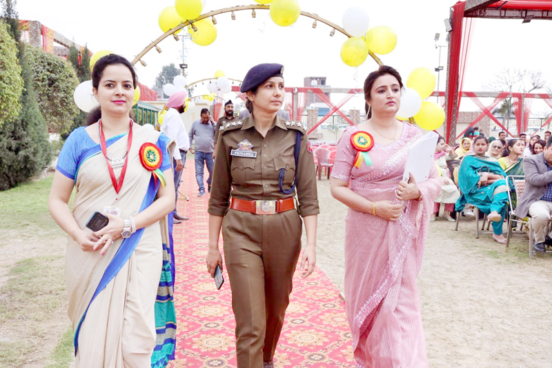 SDPO Priyanka Verma along with School Principal during the function at Vijaypur on Wednesday. SDPO Priyanka Verma along with School Principal during the function at Vijaypur on Wednesday.