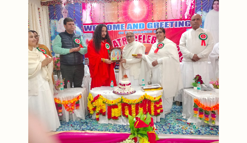 Sahil Ji Maharaj during a function of Brahma Kumaris at Jammu on Thursday. Sahil Ji Maharaj during a function of Brahma Kumaris at Jammu on Thursday.