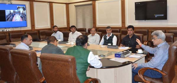 ACS Atal Dulloo chairing a meeting on Wednesday. ACS Atal Dulloo chairing a meeting on Wednesday.