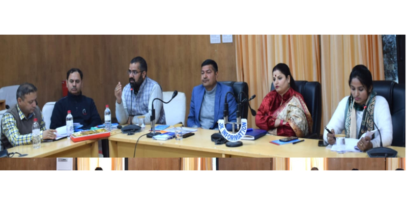 Chairperson DDC Kishtwar, Pooja Thakur chairing General Council Meeting. Chairperson DDC Kishtwar, Pooja Thakur chairing General Council Meeting.