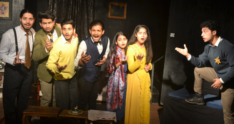 A still from the play 'The Mousetrap' staged in Jammu on Sunday. A still from the play 'The Mousetrap' staged in Jammu on Sunday.