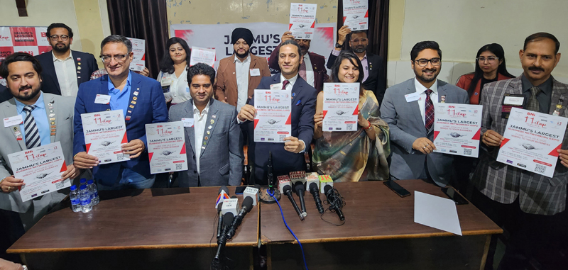 Officials of BNI Jammu during a press conference on Saturday. —Excelsior/Rakesh Officials of BNI Jammu during a press conference on Saturday. —Excelsior/Rakesh