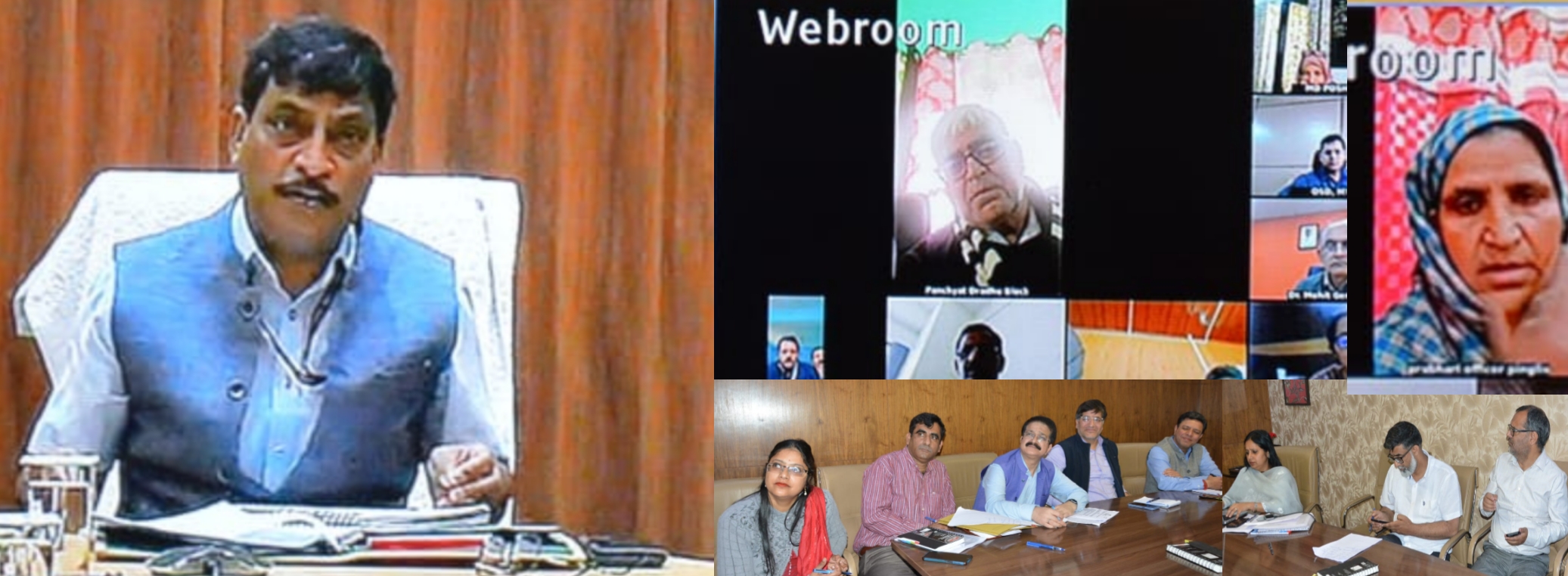 CS virtually participates in panchayat level convergence meetings held across the UT-3