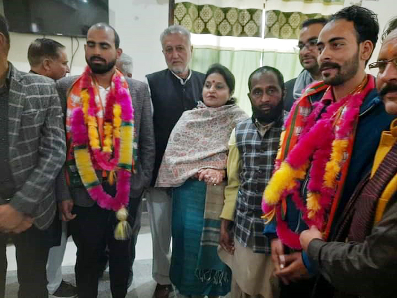 Former Minister, Priya Sethi during a party programme in Poonch. Former Minister, Priya Sethi during a party programme in Poonch.