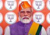 Prime Minister Narendra Modi virtually addresses party leaders and workers on the occasion of BJP 'Sthapna Diwas' (Foundation Day), in New Delhi.