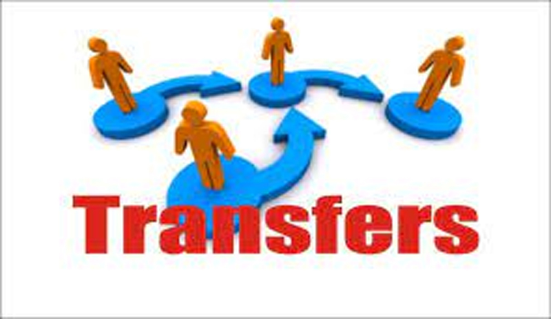 Two officers transferred Two officers transferred