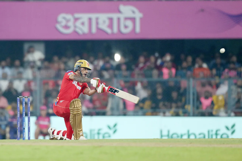 Shikhar Dhawan playing a shot against Rajasthan Royals during his unbeaten knock of 86 runs at Guwahati on Wednesday. Shikhar Dhawan playing a shot against Rajasthan Royals during his unbeaten knock of 86 runs at Guwahati on Wednesday.