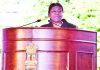 President of India, Smt Droupadi Murmu interacting with officer trainees of the Indian Audit and Accounts Service, in Shimla on Wednesday. (UNI)