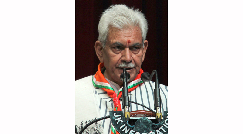 Join hands with Govt in eradicating drug menace in J&K: LG to youth Join hands with Govt in eradicating drug menace in J&K: LG to youth