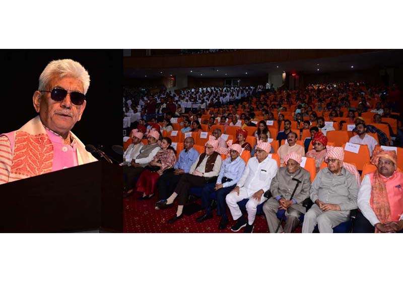 Union Minister for Law & Justice Kiren Rijiju releasing first edition of Dogri version of the constitution of India at Jammu University on Saturday. - Excelsior/Rakesh