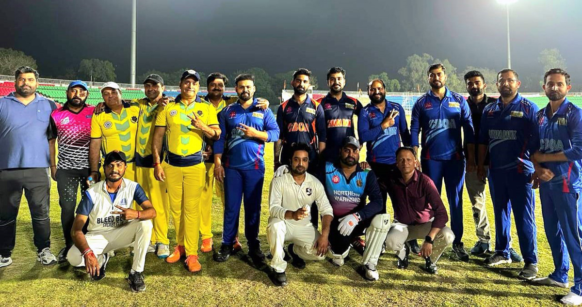 Players posing for a group photograph at MA Stadium on Friday. Players posing for a group photograph at MA Stadium on Friday.