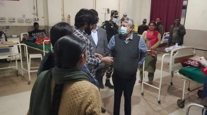 DC Doda conducting surprise inspection of AH-GMC. DC Doda conducting surprise inspection of AH-GMC.