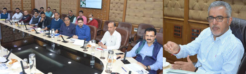 Union Secretary Department of Food & Public Distribution Sanjeev Chopra chairing a meeting on Monday. Union Secretary Department of Food & Public Distribution Sanjeev Chopra chairing a meeting on Monday.