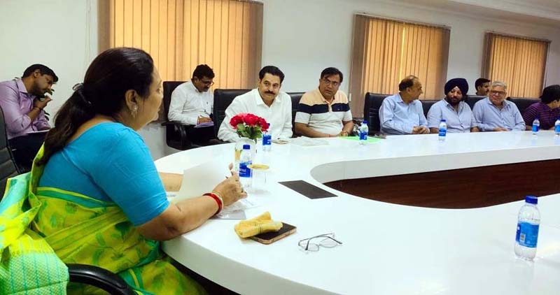 Union MoS Darshana Vikram Jardosh during Public Outreach Programme at Kathua. Union MoS Darshana Vikram Jardosh during Public Outreach Programme at Kathua.