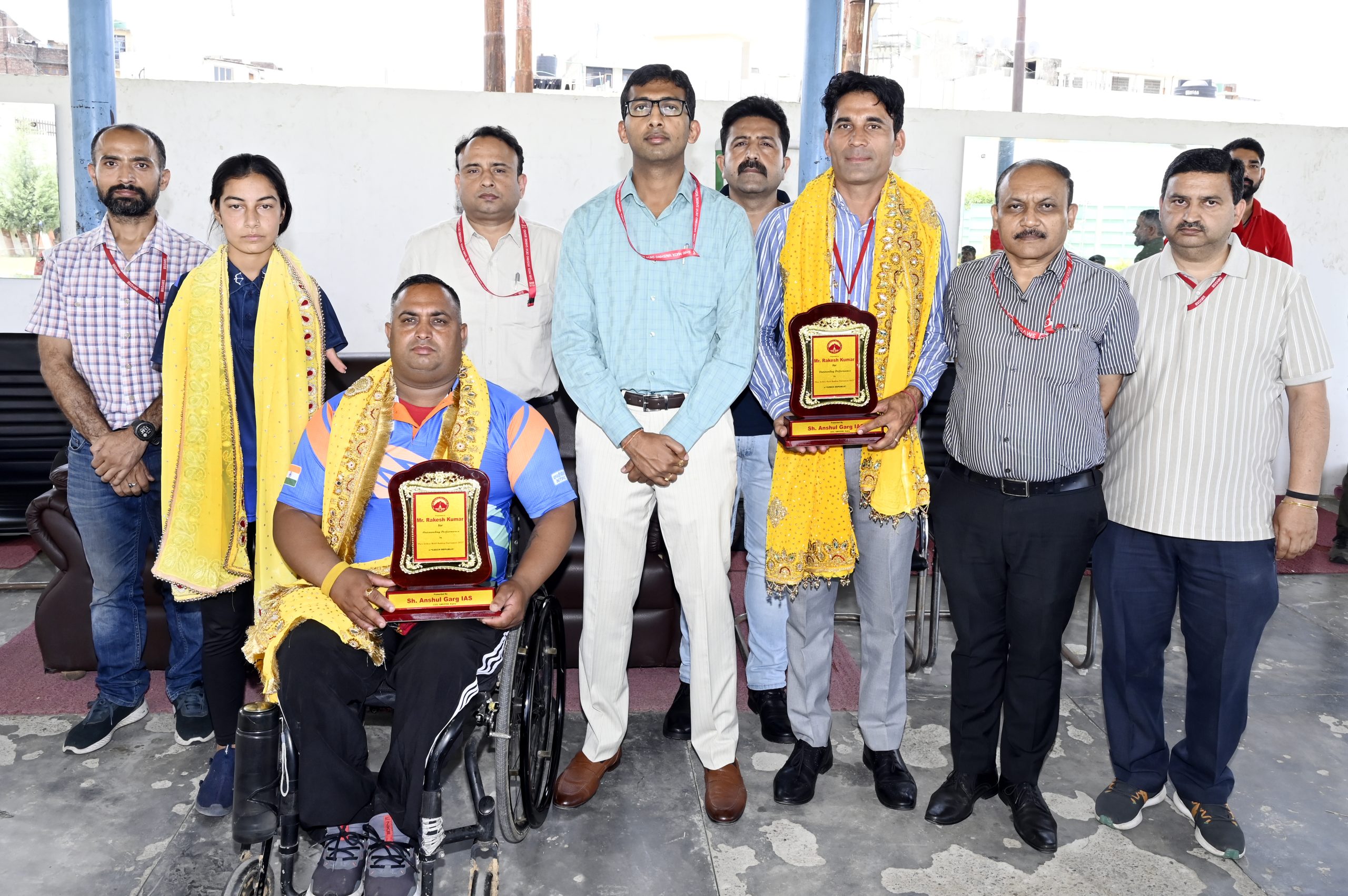 CEO SMVDSB honours medalists of Para- Archery World Ranking Tournament