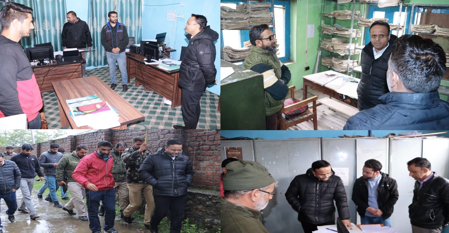 DC Kupwara conducts surprise inspection of ACD office, RDD Kupwara