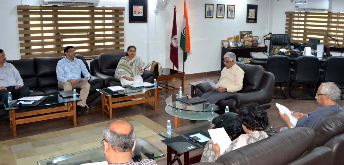 Non-University Women's Education Committee meeting chaired by JU VC on Thursday.