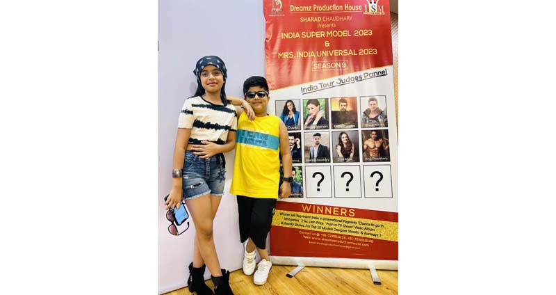 Jodhamal students Maanya Vikram Randhawa and Aayan Sourabh Sethi, who won India's Kids Superstar Contest in different categories. Jodhamal students Maanya Vikram Randhawa and Aayan Sourabh Sethi, who won India's Kids Superstar Contest in different categories.
