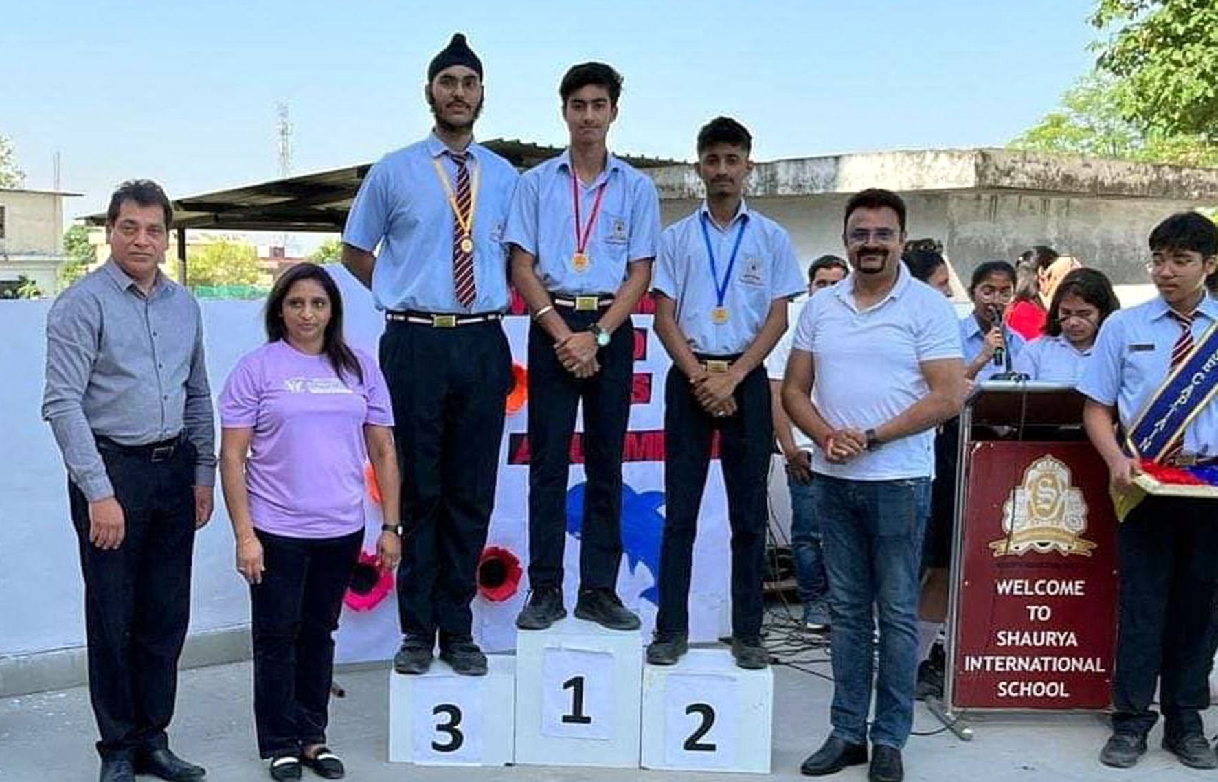 Winners posing for a group photograph at Jammu on Tuesday. Winners posing for a group photograph at Jammu on Tuesday.