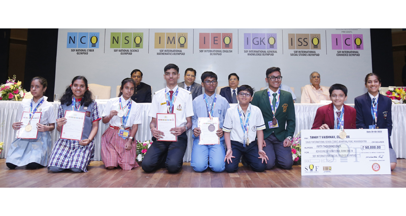 Olympiad winners posing with their certificates. Olympiad winners posing with their certificates.