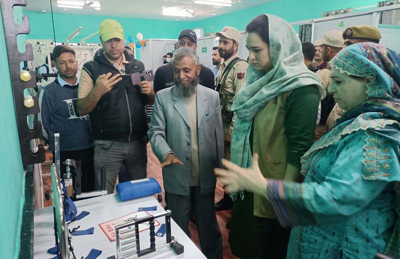 DC Dr Syed Sehrish Asgar during inauguation of Physical Medicine & Rehabilitation Centre at GMC Baramulla. DC Dr Syed Sehrish Asgar during inauguation of Physical Medicine & Rehabilitation Centre at GMC Baramulla.
