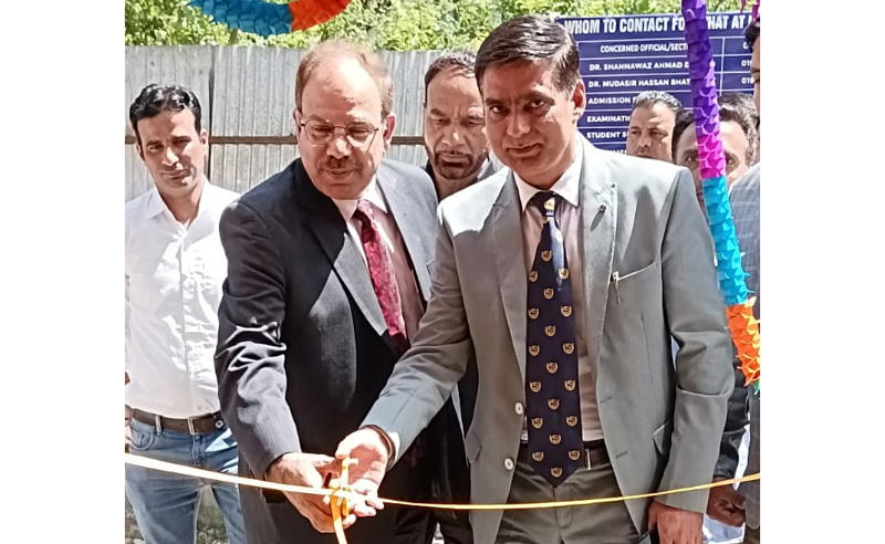 IUST Vice-Chancellor inaugurating IGNOU Regional Centre Srinagar’s new office on Friday. IUST Vice-Chancellor inaugurating IGNOU Regional Centre Srinagar’s new office on Friday.