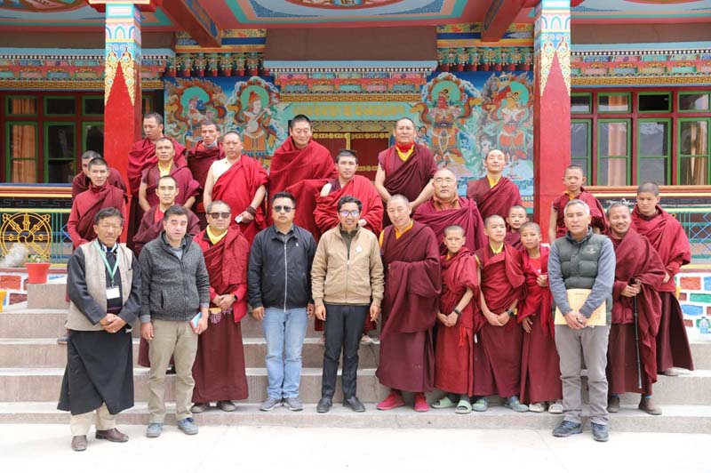 MP Ladakh, Jamyang Tsering Namgyal during tour to Tibetan colony in Choglamsar on Saturday. MP Ladakh, Jamyang Tsering Namgyal during tour to Tibetan colony in Choglamsar on Saturday.