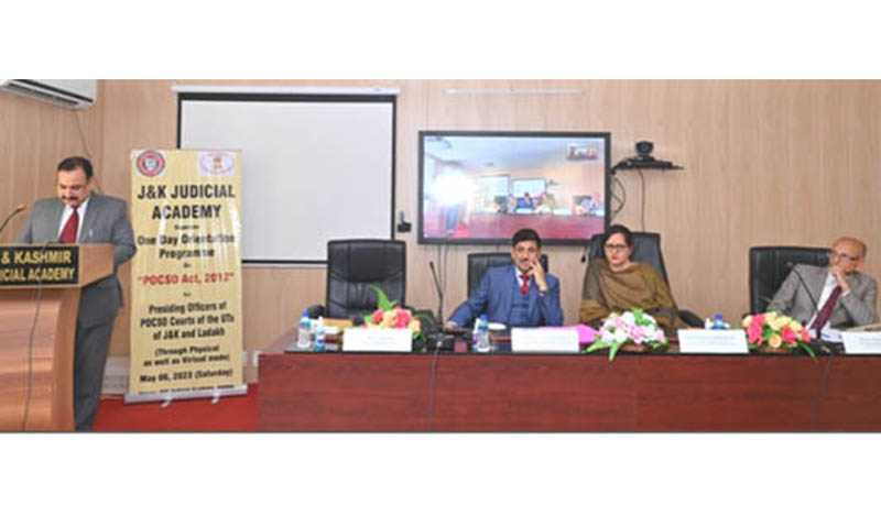 A speaker during Orientation Prog.