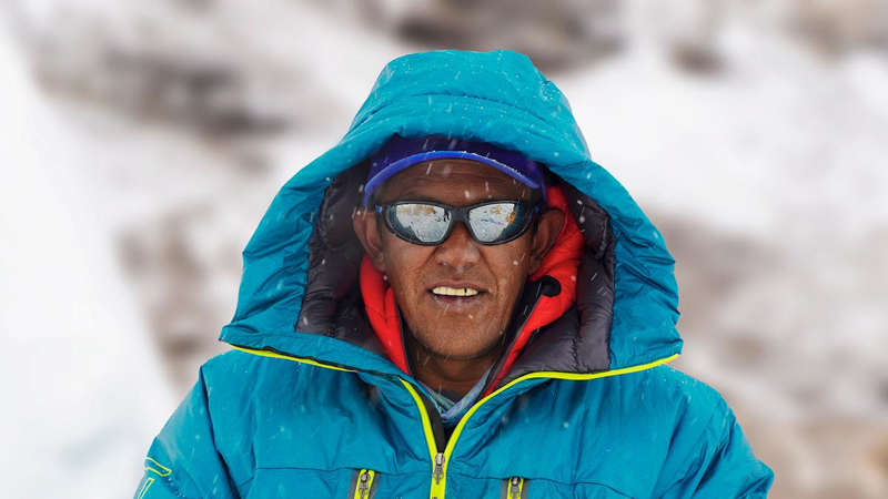 Pasang Dawa Sherpa as he ascents Mt. Everest for the 27th time equalising a world record for the highest number of ascents set earlier by Kami Rita Sherpa. Pasang Dawa Sherpa as he ascents Mt. Everest for the 27th time equalising a world record for the highest number of ascents set earlier by Kami Rita Sherpa.