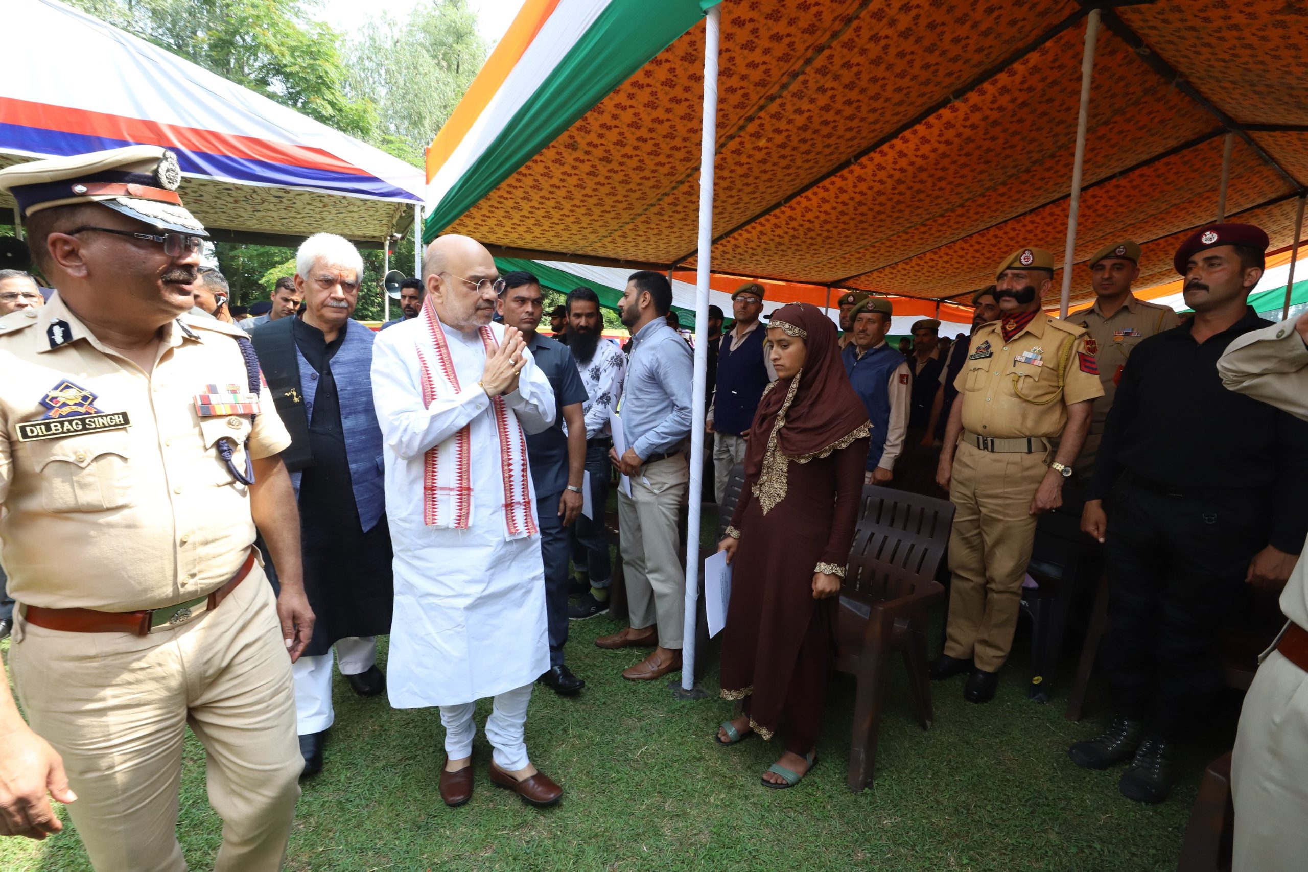 Amit Shah lays Martyr's Memorial Foundation Stone Hands Appointment Letters To Kin Of Slain Cops Amit Shah lays Martyr's Memorial Foundation Stone Hands Appointment Letters To Kin Of Slain Cops