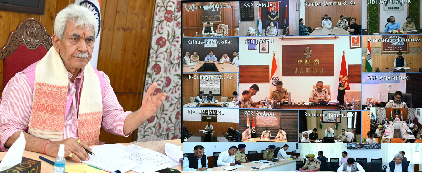 LG Sinha Reviews Traffic Management And Comprehensive Mobility Plan For Amarnath Yatra LG Sinha Reviews Traffic Management And Comprehensive Mobility Plan For Amarnath Yatra