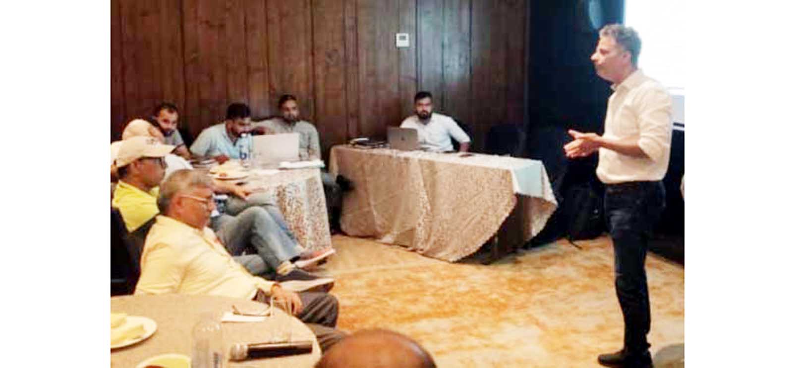 A speaker addressing at a technical discussion 'Manak Manthan' organised by BIS JKBO in Jalandhar (Punjab). A speaker addressing at a technical discussion 'Manak Manthan' organised by BIS JKBO in Jalandhar (Punjab).