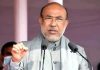 Manipur CM meets HM Amit Shah, briefs about prevailing situation