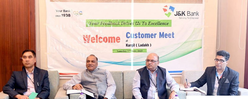 J&K Bank MD & CEO chairing a meeting. J&K Bank MD & CEO chairing a meeting.