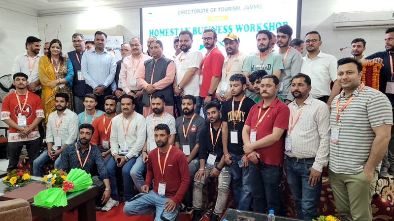 Tourism Department officials and stakeholders during a workshop in Jammu on Friday. Tourism Department officials and stakeholders during a workshop in Jammu on Friday.