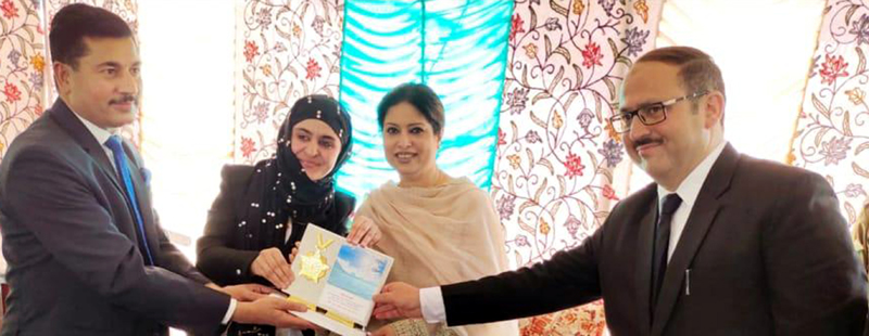 Justice Moksha Kazmi during her visit to Bandipora district on Wednesday. Justice Moksha Kazmi during her visit to Bandipora district on Wednesday.