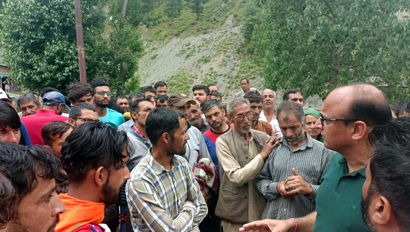 Locals of Dudu area during a protest demonstration on Friday. Locals of Dudu area during a protest demonstration on Friday.